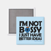 Miss Bossy heeft betere ideeën Magneet (Voorkant / Achterkant)