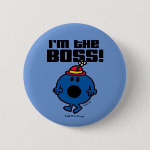 Miss Bossy Ik ben de baas Ronde Button 5,7 Cm