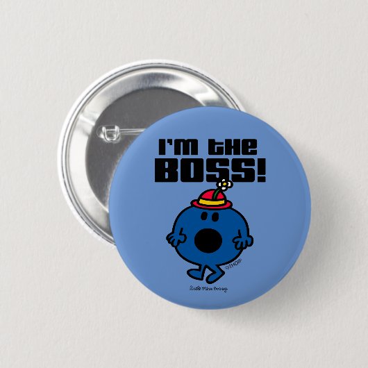 Miss Bossy | Ik ben de baas Ronde Button 5,7 Cm (Voorkant /achterkant)