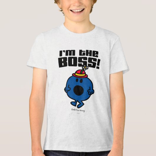 Miss Bossy | Ik ben de baas Tri-Blend Shirt (Voorkant)