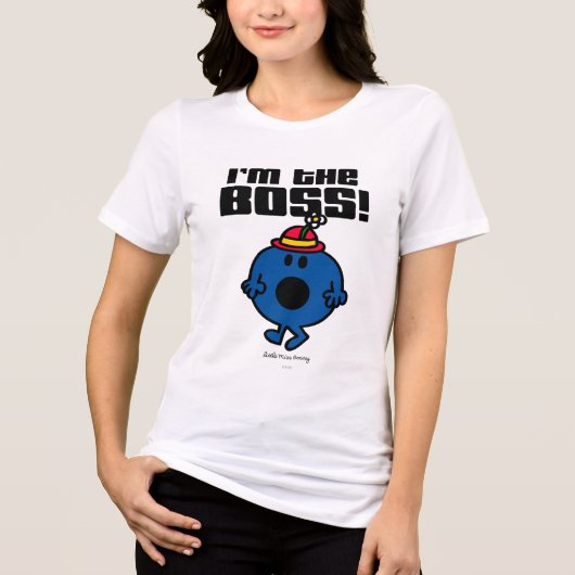 Miss Bossy | Ik ben de baas Tri-Blend Shirt (Voorkant)