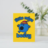 Miss Bossy in beweging Briefkaart (Staand voorkant)