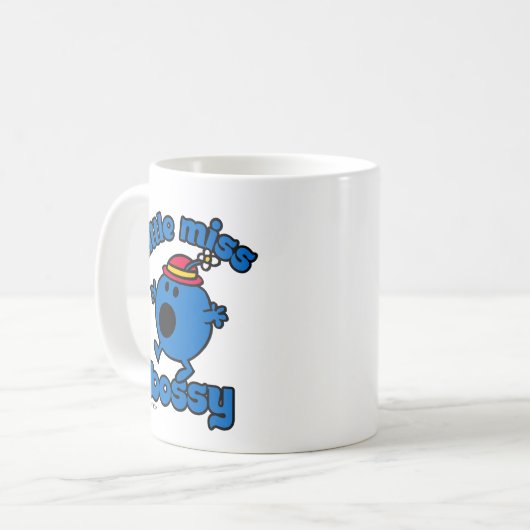 Miss Bossy in beweging Koffiemok (Voorkant links)