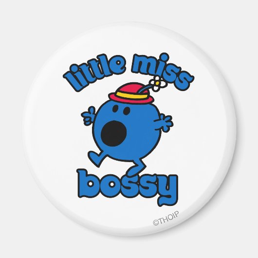 Miss Bossy in beweging Magneet (Voorkant)