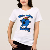 Miss Bossy in beweging Tri-Blend Shirt (Voorkant)