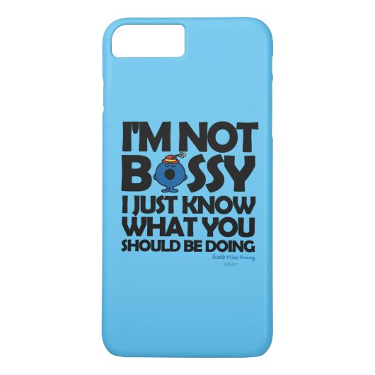 Miss Bossy weet het gewoon Case-Mate iPhone Case (Achterkant)