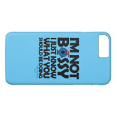 Miss Bossy weet het gewoon Case-Mate iPhone Case (Achterkant (Horizontaal))