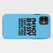 Miss Bossy weet het gewoon Case-Mate iPhone Case (Achterkant (horizontaal))