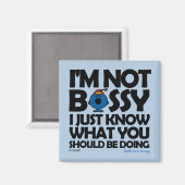 Miss Bossy weet het gewoon Magneet (Voorkant / Achterkant)