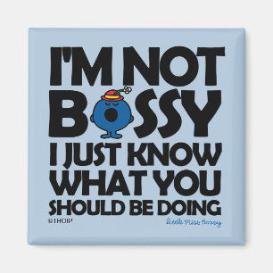 Miss Bossy weet het gewoon Magneet
