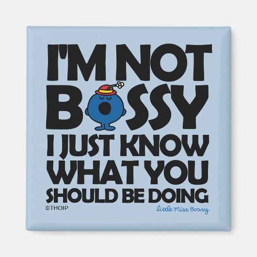 Miss Bossy weet het gewoon Magneet (Voorkant)
