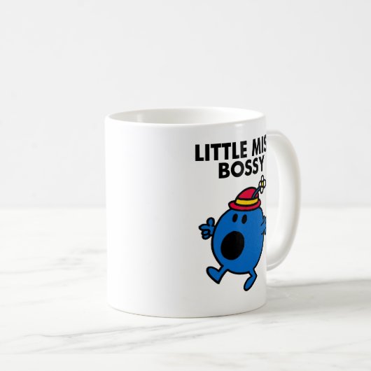 Miss Bossy | Zwarte briefing Koffiemok (Voorkant rechts)