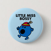 Miss Bossy | Zwarte briefing Ronde Button 5,7 Cm (Voorkant)