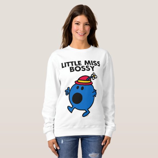 Miss Bossy | Zwarte briefing Trui (Voorkant volledig)