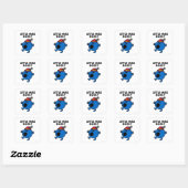 Miss Bossy | Zwarte briefing Vierkante Sticker (Vel)