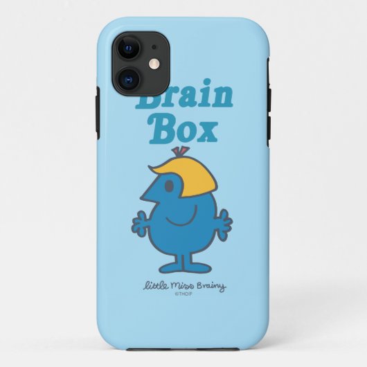 Miss Brainy | Brain Box Case-Mate iPhone Case (Achterkant)