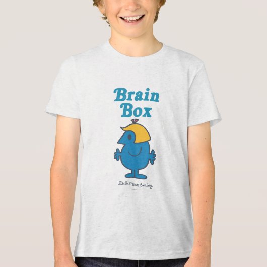 Miss Brainy | Brain Box Tri-Blend Shirt (Voorkant)