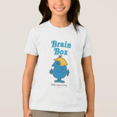 Miss Brainy | Brain Box Tri-Blend Shirt (Voorkant)