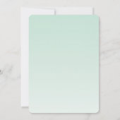 Miss Bridal douche nodigt gouden mijnenvad uit Kaart (Achterkant)