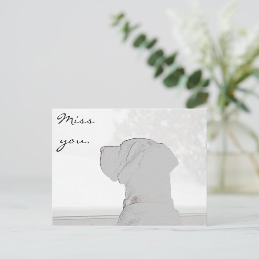 Miss. Briefkaart (Staand voorkant)