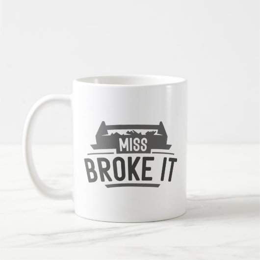 Miss Broke Koffiemok (Links)