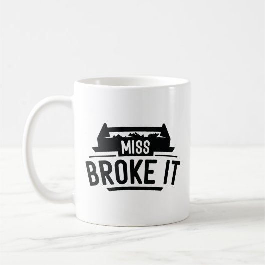 Miss Broke Koffiemok (Links)