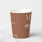 Miss Brown Bohemian Vrijgezellenfeest Papieren Bekers (Links)