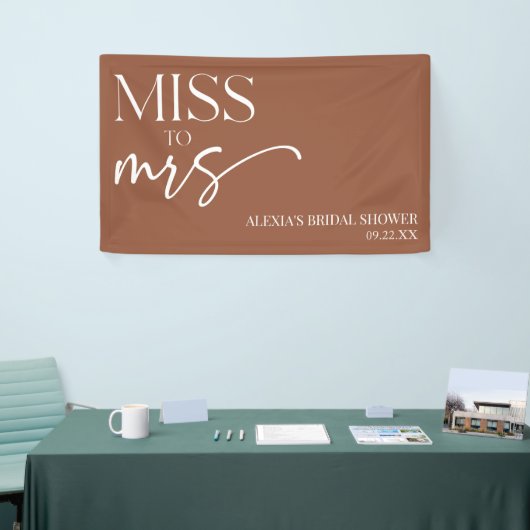 Miss Brown Bohemian Vrijgezellenfeest Spandoek (Beurs)