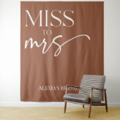 Miss Brown Bohemian Vrijgezellenfeest Wandkleed (In situ)