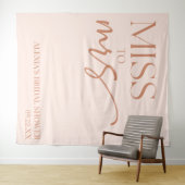 Miss Brown Tan Bohemian Vrijgezellenfeest Wandkleed (In Situ (horizontaal))