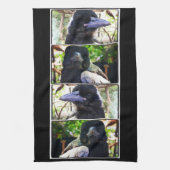 Miss Bub redde Australische Magpie Theedoek (Verticaal)