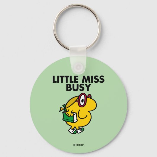 Miss Busy | Leestijd Sleutelhanger (Voorkant)