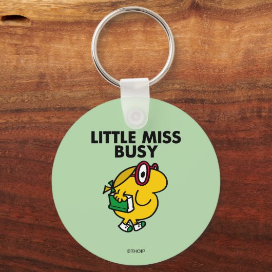 Miss Busy | Leestijd Sleutelhanger (Achterkant)