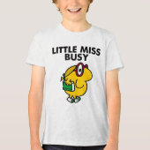 Miss Busy | Leestijd Tri-Blend Shirt (Voorkant)