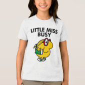 Miss Busy | Leestijd Tri-Blend Shirt (Voorkant)