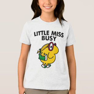 Miss Busy   Leestijd Tri-Blend Shirt