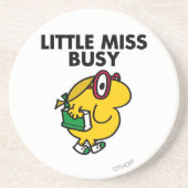 Miss Busy | Leestijd Zandsteen Onderzetter (Voorkant)