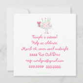 Miss Cake uitnodiging (Achterkant)