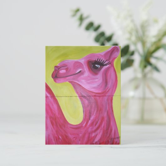 Miss Camel Briefkaart (Staand voorkant)