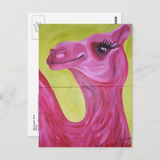 Miss Camel Briefkaart (Voorkant / Achterkant)