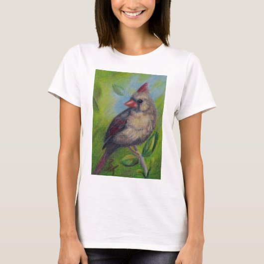 Miss Cardinaal aceo Dames T-shirt (Voorkant)