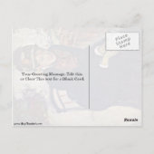 Miss Cassatt houdt de kaarten vast van Edgar Degas (Achterkant)