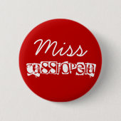 Miss Cassiopeia Ronde Button 5,7 Cm (Voorkant)