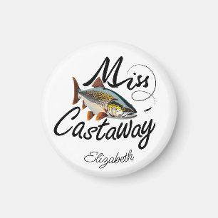 Miss Castaway Regenboogforel Magneet
