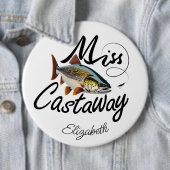 Miss Castaway Regenboogforel Ronde Button 6,0 Cm (In situ)