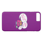 Miss Chatterbox en telefoon Case-Mate iPhone Case (Achterkant (Horizontaal))