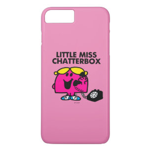 Miss Chatterbox en zwarte telefoon Case-Mate iPhone Case
