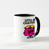 Miss Chatterbox en zwarte telefoon Mok (Voorkant rechts)