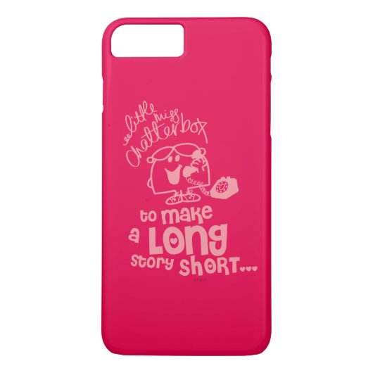 Miss Chatterbox | Korte voorraad lang papier Case-Mate iPhone Case (Achterkant)