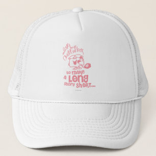 Miss Chatterbox   Korte voorraad lang papier Trucker Pet